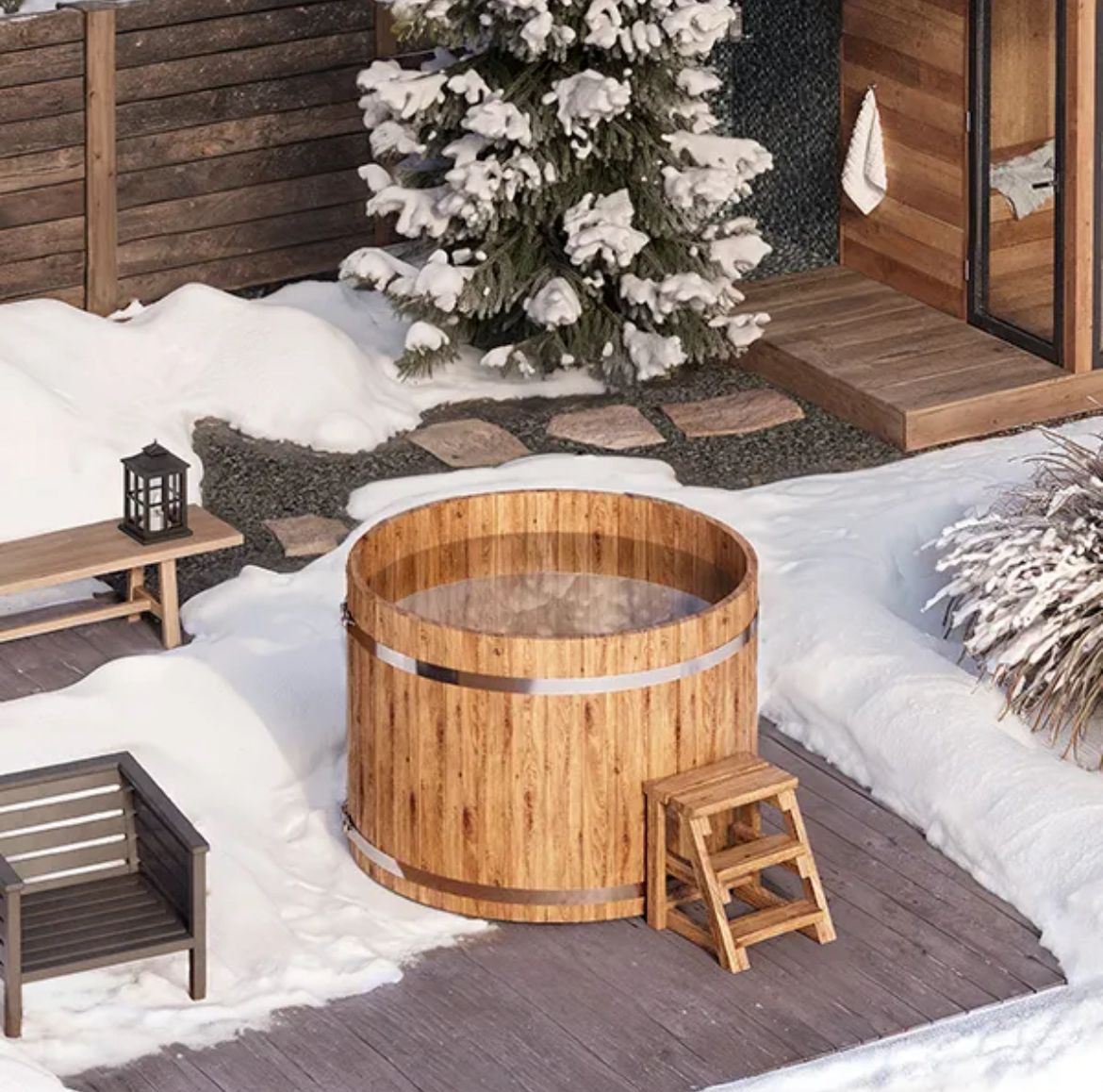 Wooden Hot Tub